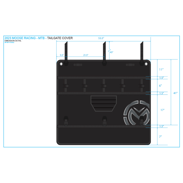 MOOSE RACING SOFTGOODS COVER TAILGATE MOOSE 3930-0026