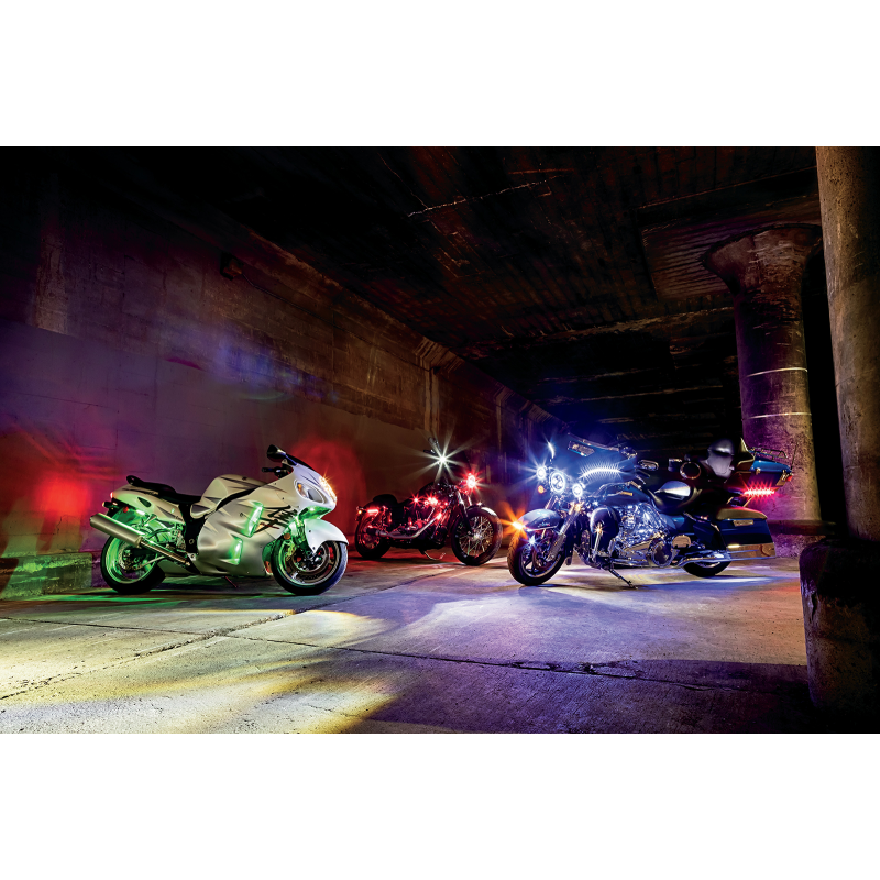 KURYAKYN HEADLIGHT PRISM +7" BLK PN 2478- KUR2478