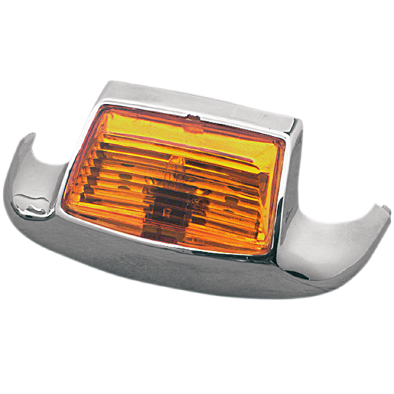 DRAG SPECIALTIES 80-95 FLHT/FLST FRT FEND TIP LIGHT AMB DS-719933