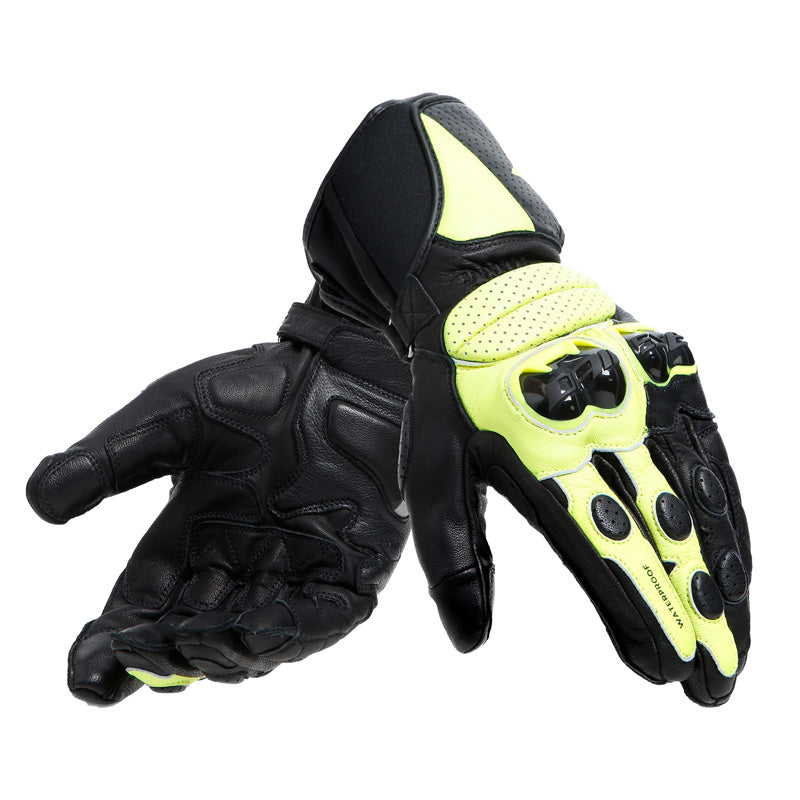 DAINESE IMPETO D-DRY GLOVES BLACK/FLUO-YELLOW 1815917-620-XL