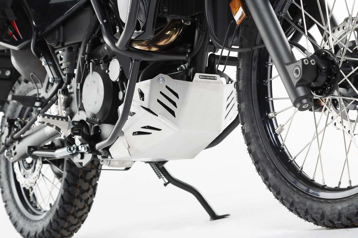SW-MOTECH ENGINE GUARD KAW KLR 650 (08-22) SILVER MSS.08.469.10001/S