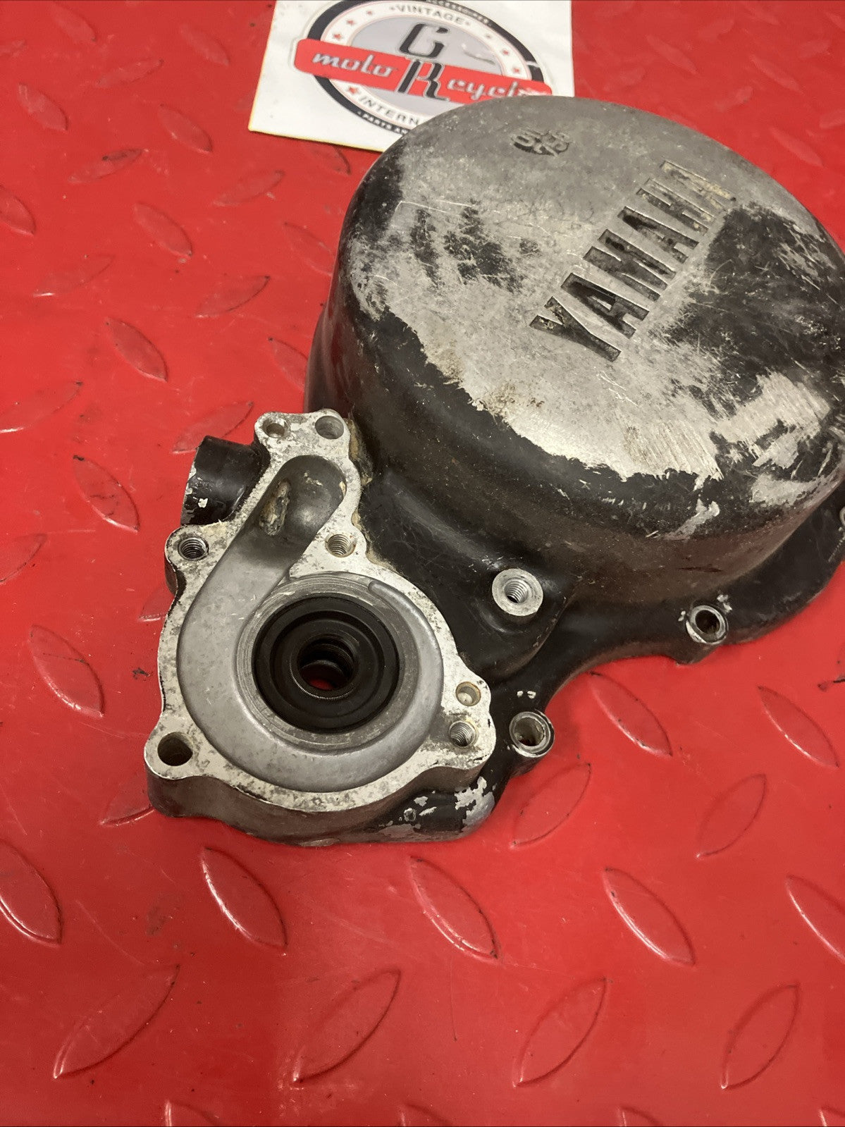 Yamaha YZ125 1981 Left crankcase clutch cover