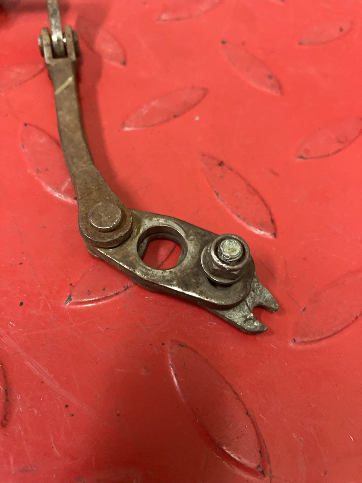 Yamaha YZ125 1984 exhaust power valve actuator push rod lever 1983 1985