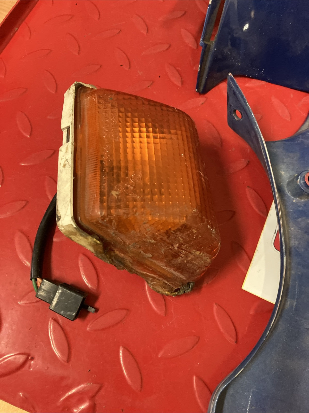Honda CBR1000F 1987 parts lot speedometer tachometer turn signal flasher cover