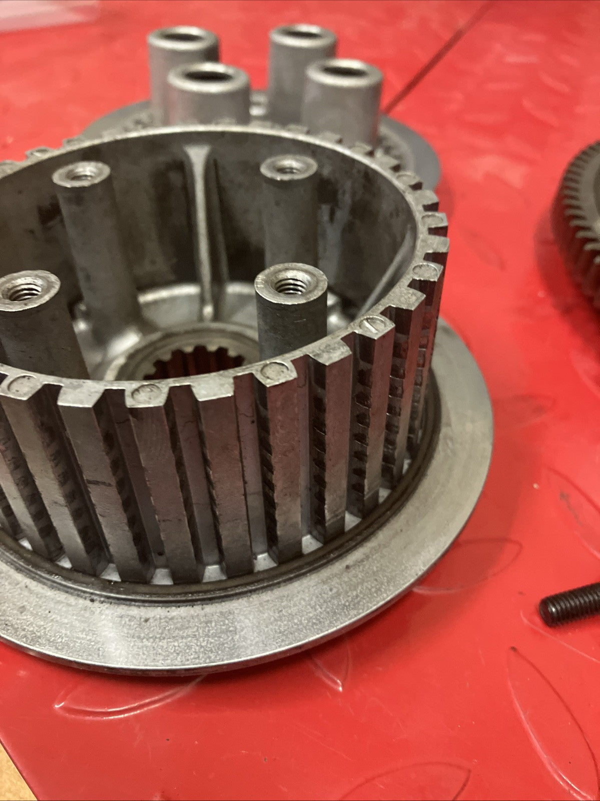 Kawasaki Ninja ZX600 ZX-6R 2002 Clutch assembly basket hub pressure plate