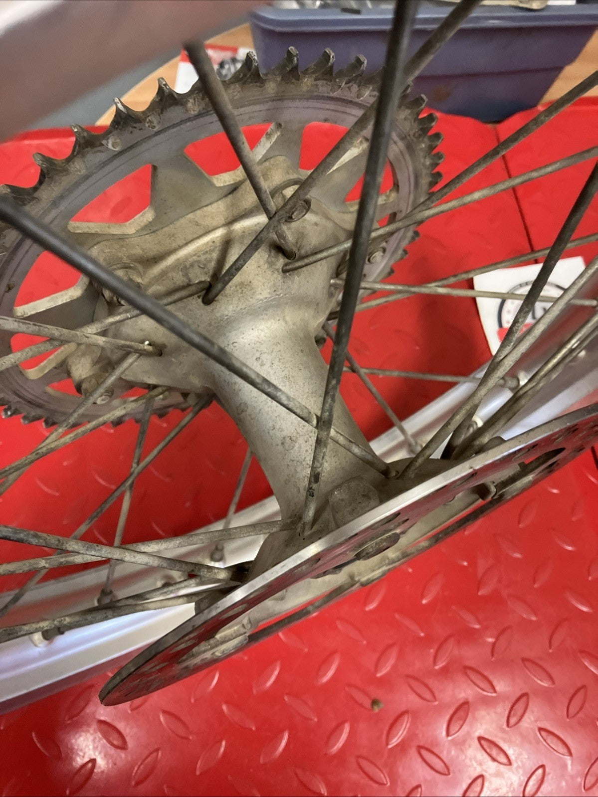 Honda CR250R 2000 Front and rear wheel set 2001
