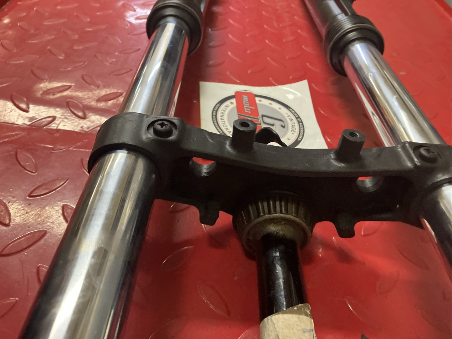 Honda CB750K 1979 Front forks assembly triple clamp tree steering stem 1980 1981