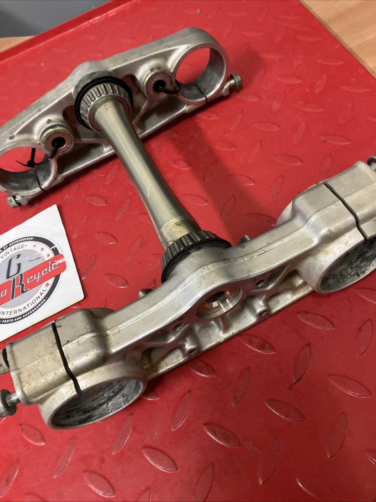 Honda CR250R 2000 Steering stem triple clamp tree top bridge 2001