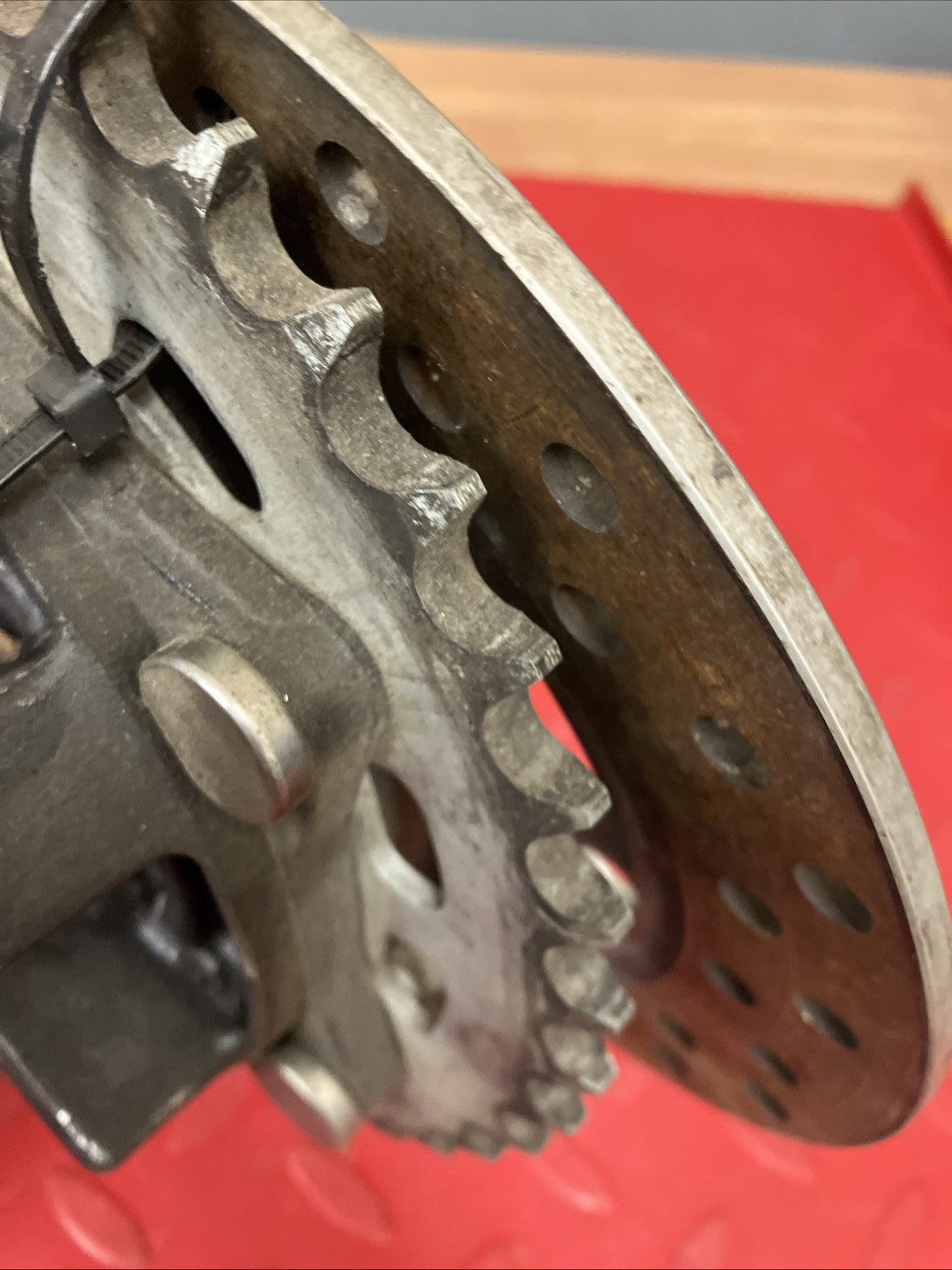 Honda CBR600RR 2007 Rear wheel axle bolt sprocket flange brake disk spacer A9