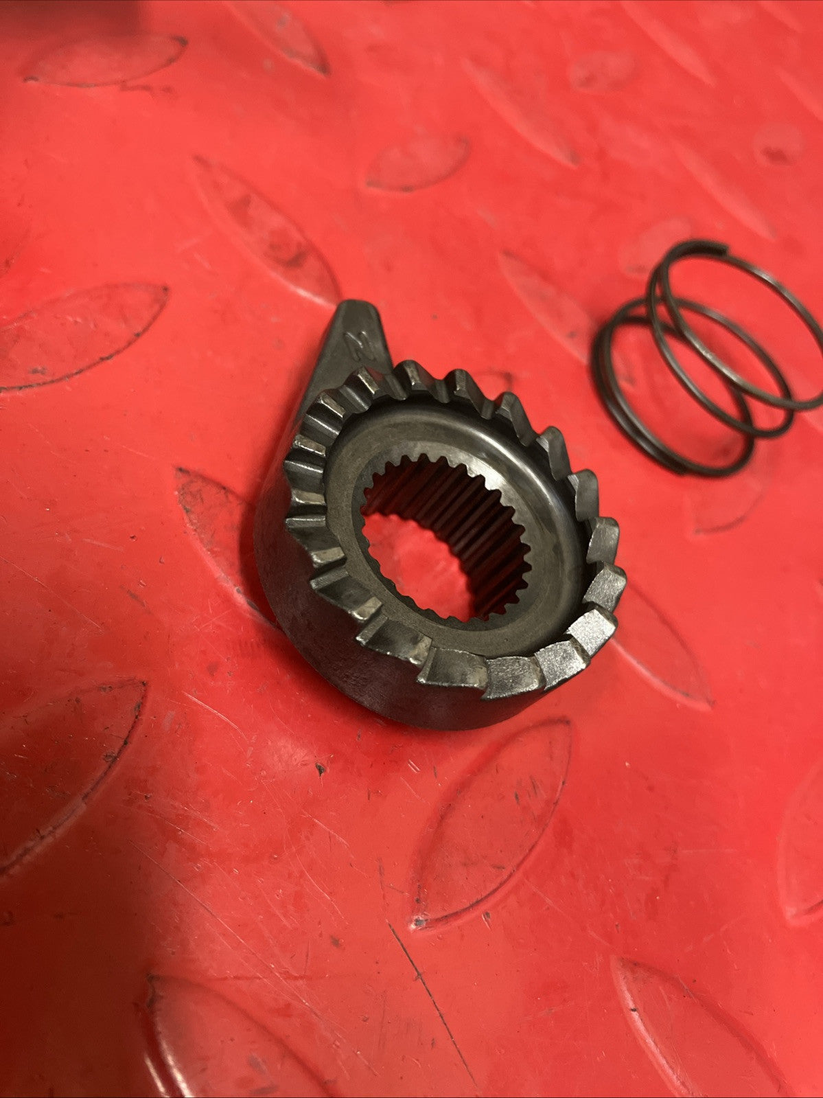 Honda CR250R 2000 kickstarter kick starter spindle shaft idle gear 1996 - 2002