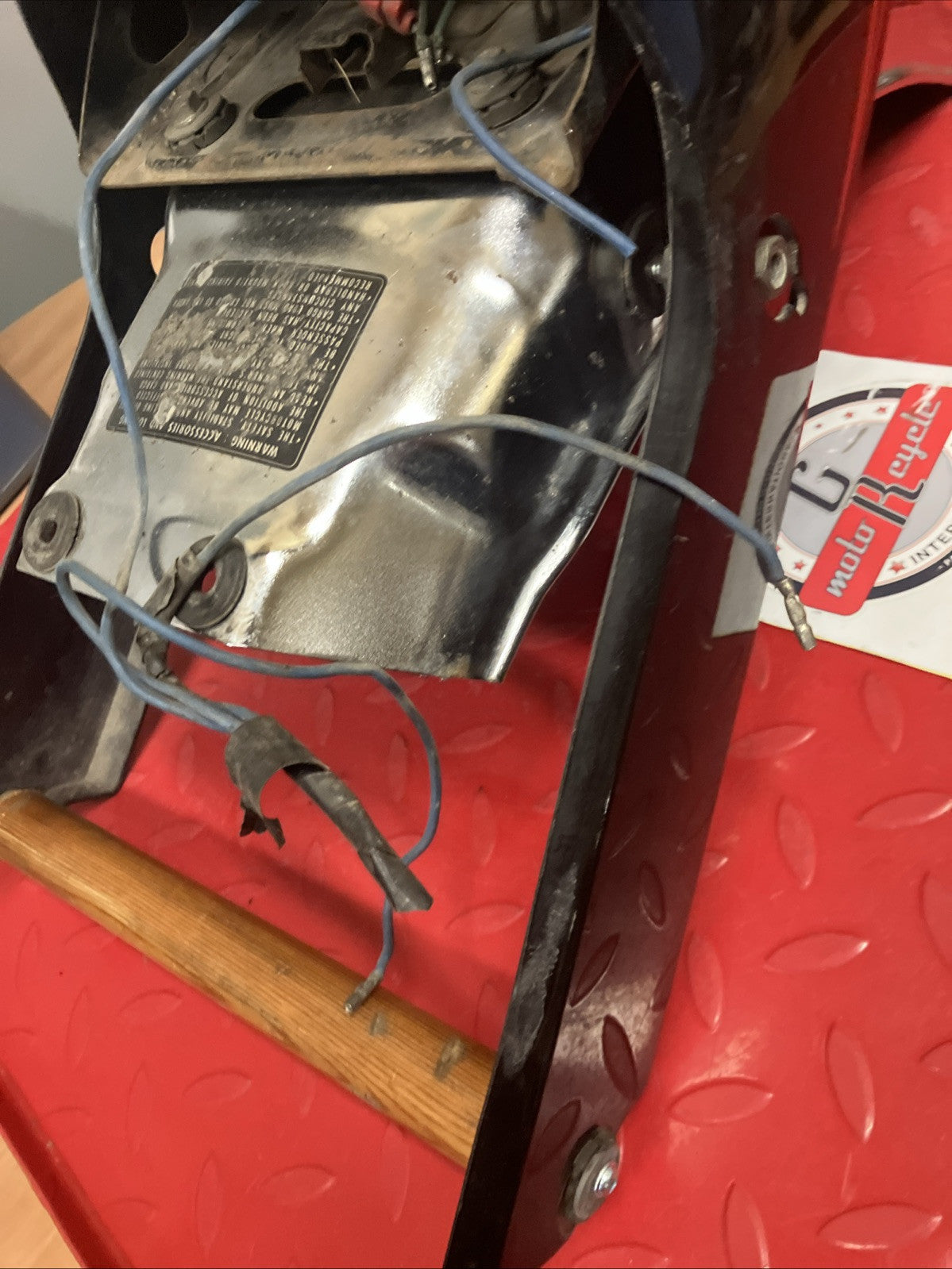 Honda CB750K 1979 Rear fender seat cowl taillight tail light cover trim