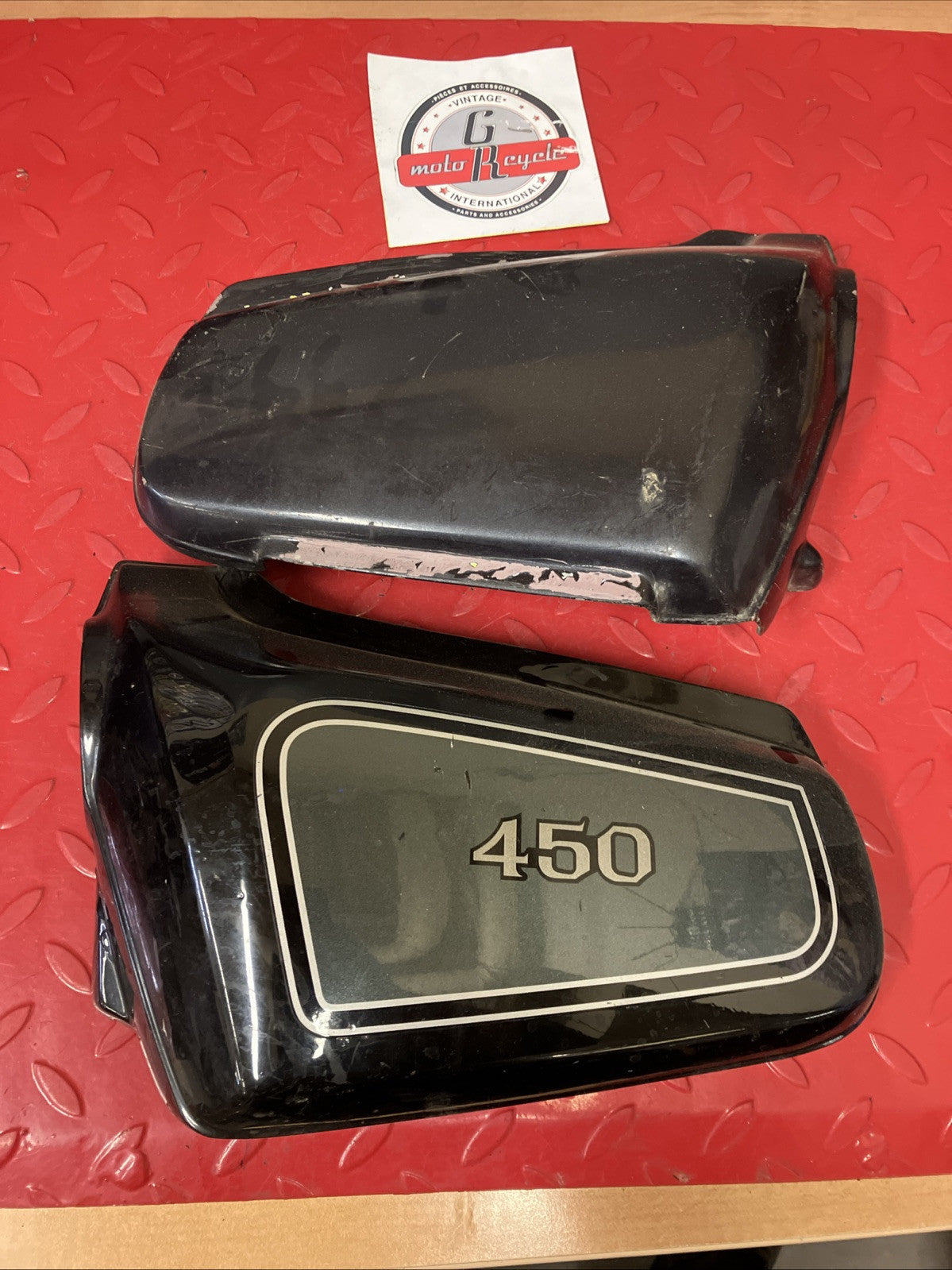 Honda CM450A Automatic 1983 Left right side cover panel set