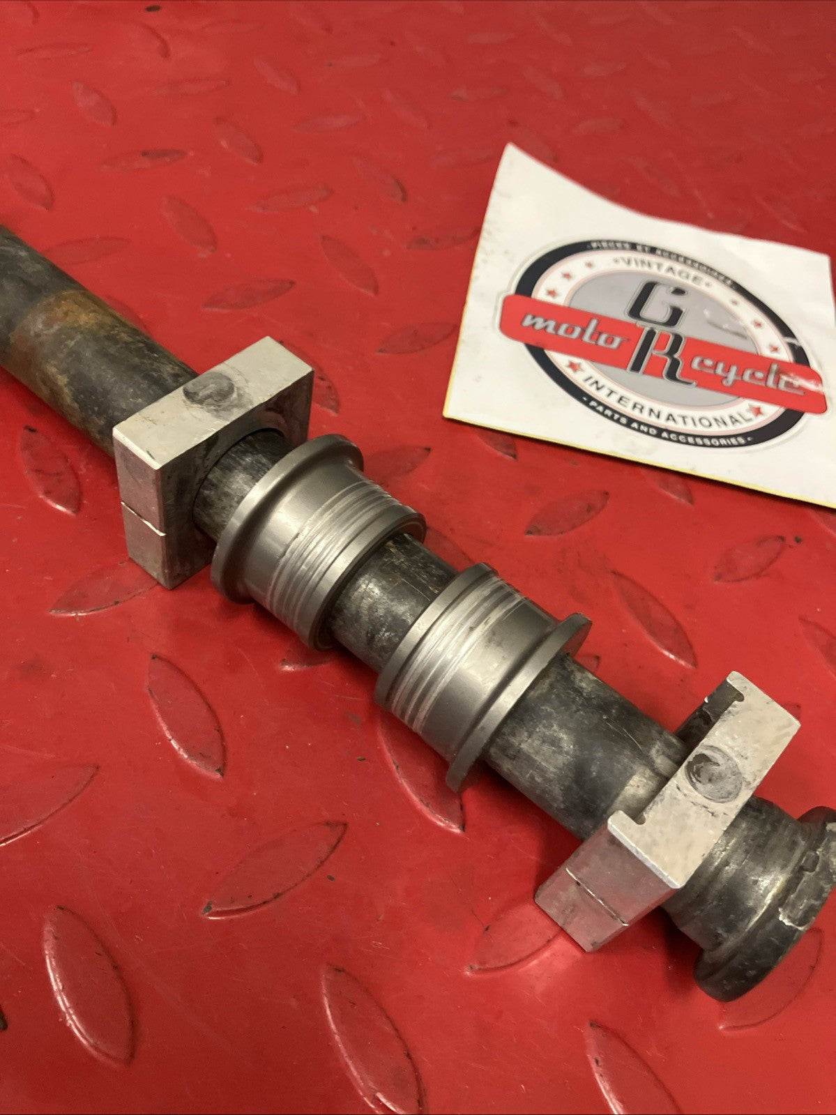 Honda CR250R 2000 Rear wheel axle bolt spacer collar chain block 2001 CR125R