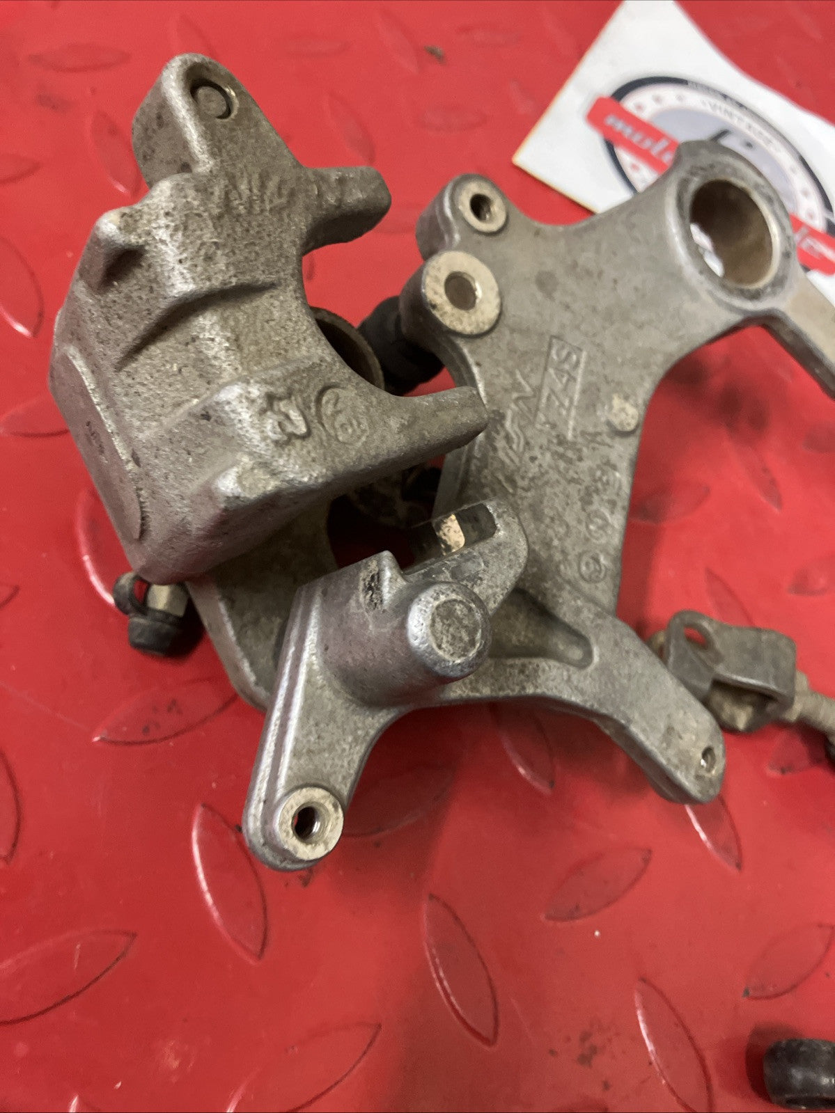 Honda CR250R 2000 Rear brake caliper master cylinder hose 2001