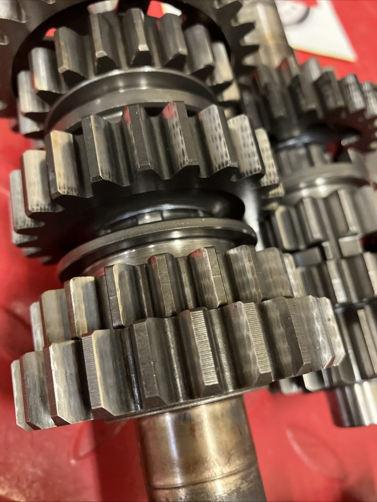 Honda CR250R 2000 Transmission main counter shaft gear forks drum 1998 1999 2001