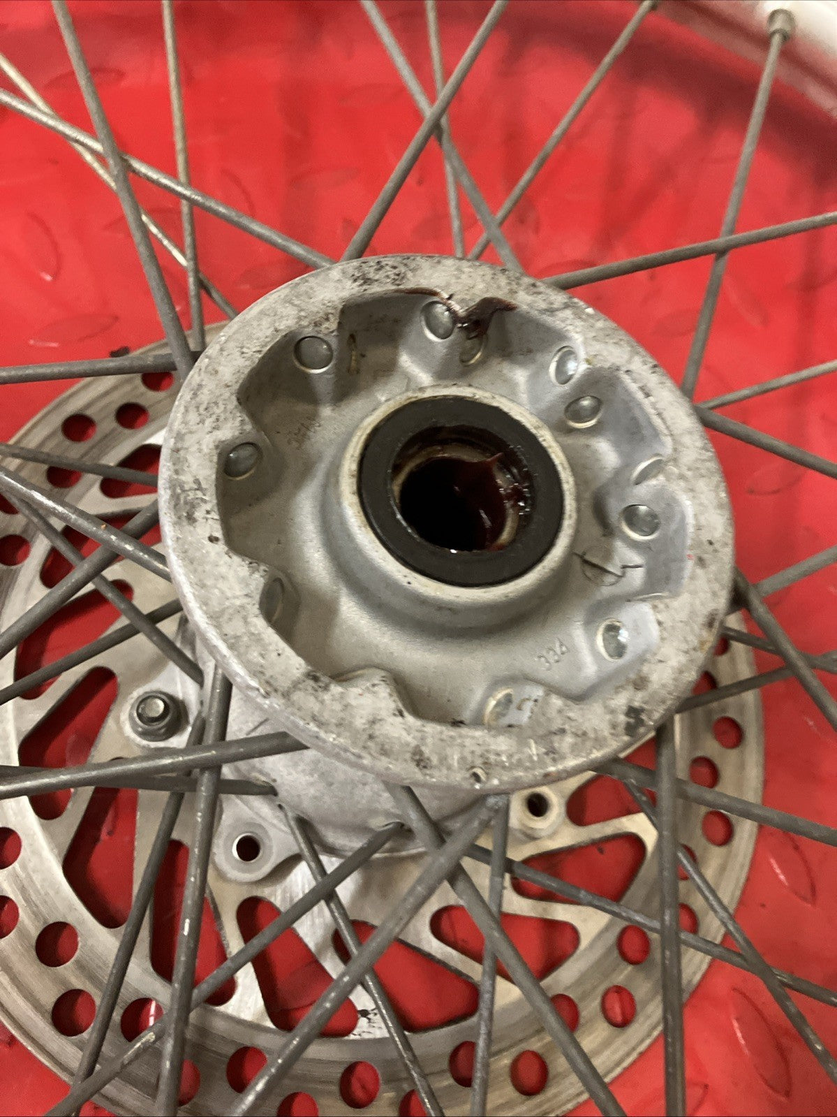 Honda CR250R 2000 Front and rear wheel set 2001