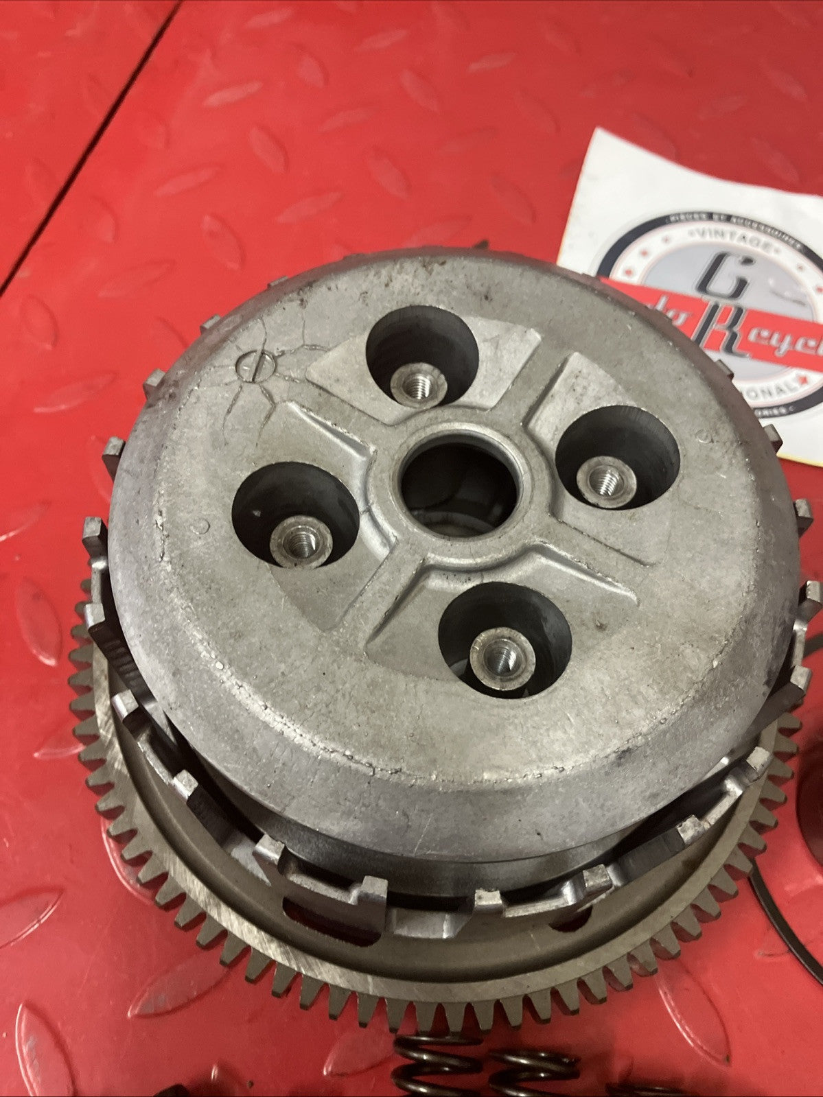 Kawasaki Ninja ZX600 ZX-6R 2002 Clutch assembly basket hub pressure plate