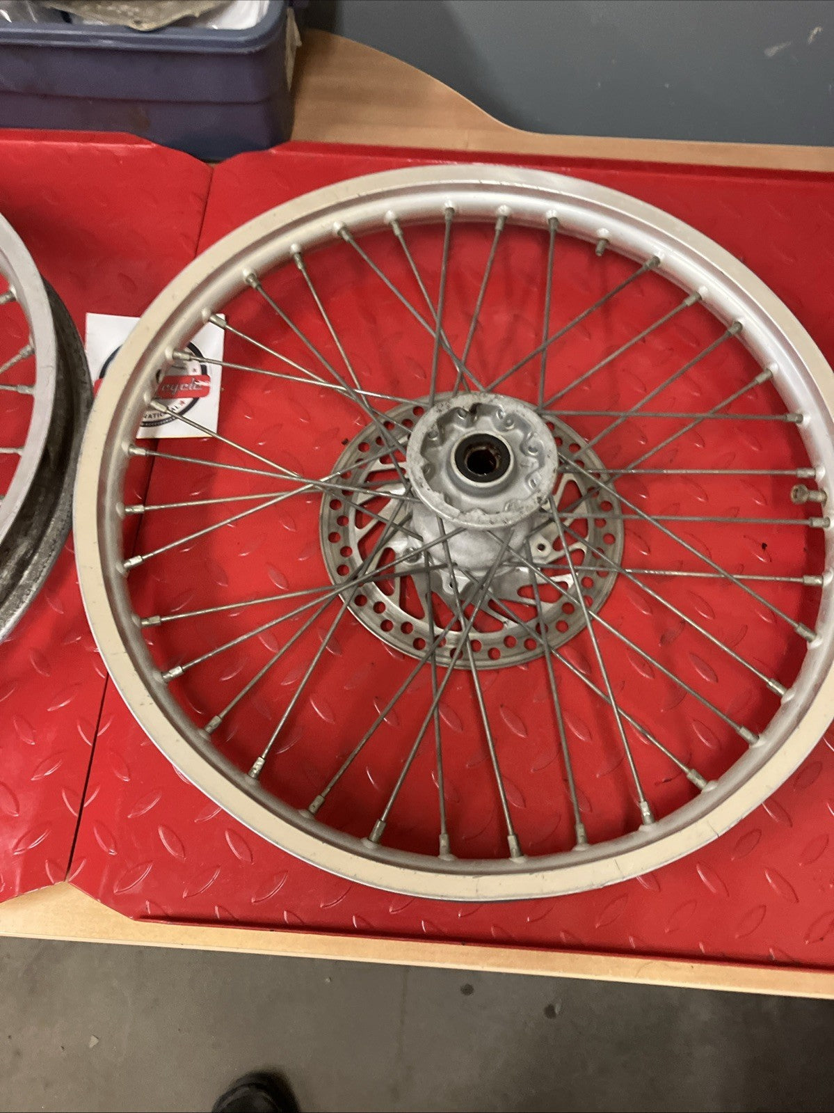 Honda CR250R 2000 Front and rear wheel set 2001