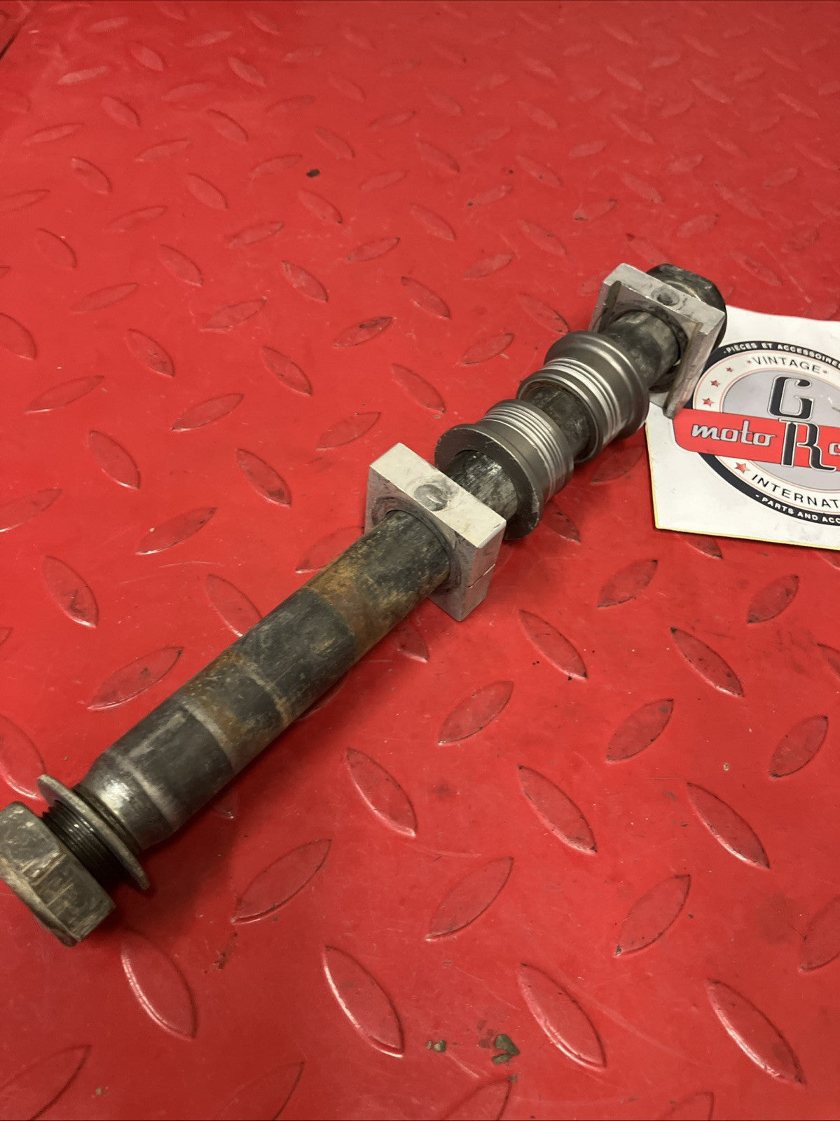 Honda CR250R 2000 Rear wheel axle bolt spacer collar chain block 2001 CR125R