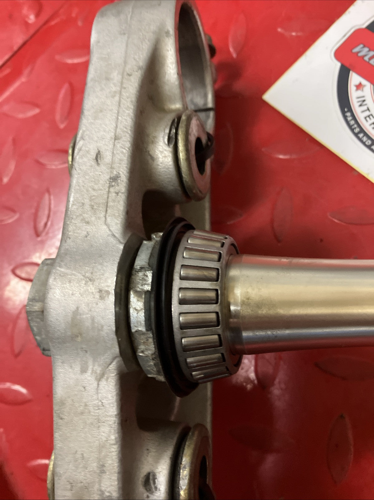 Honda CR250R 2000 Steering stem triple clamp tree top bridge 2001