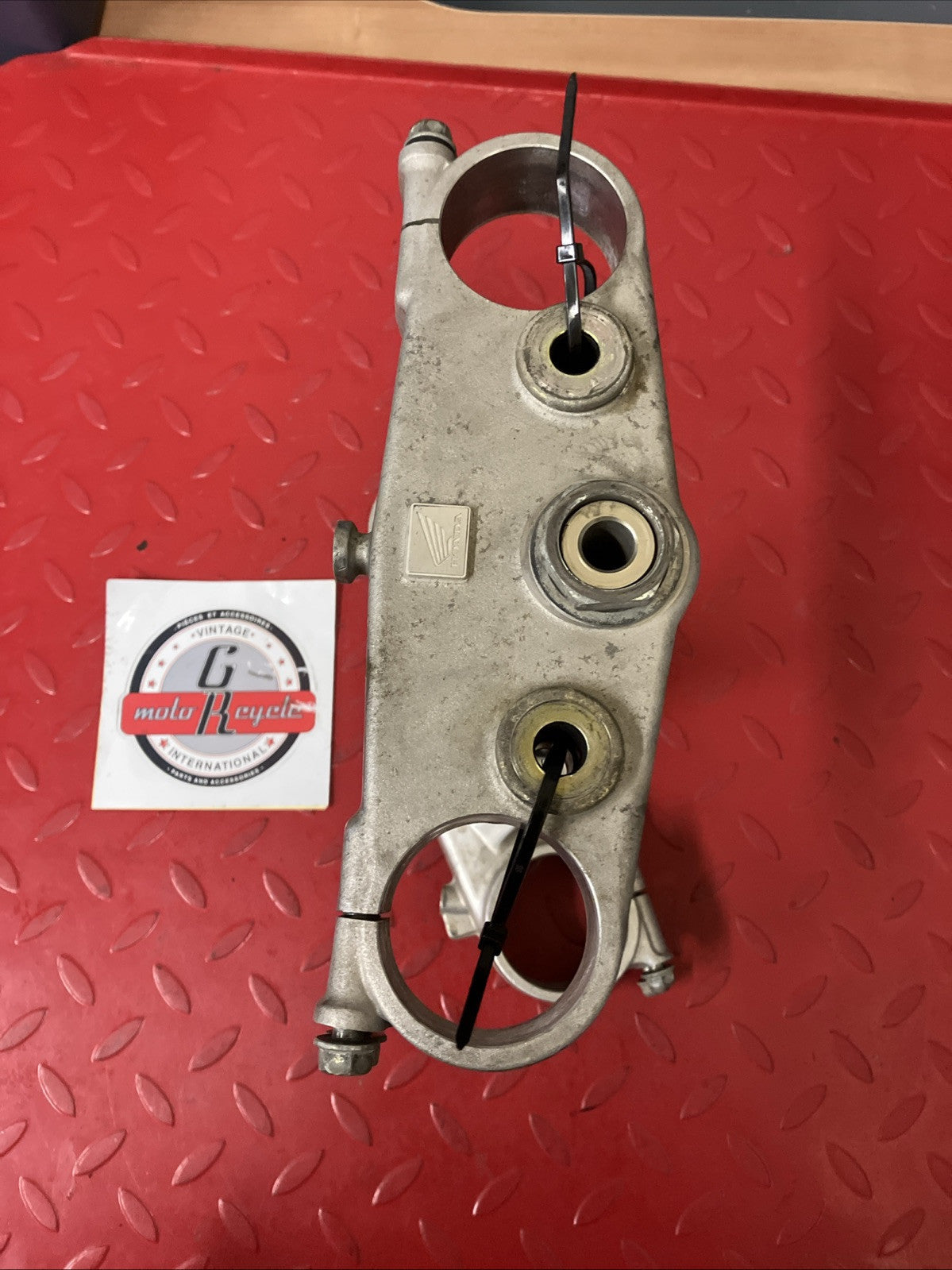 Honda CR250R 2000 Steering stem triple clamp tree top bridge 2001