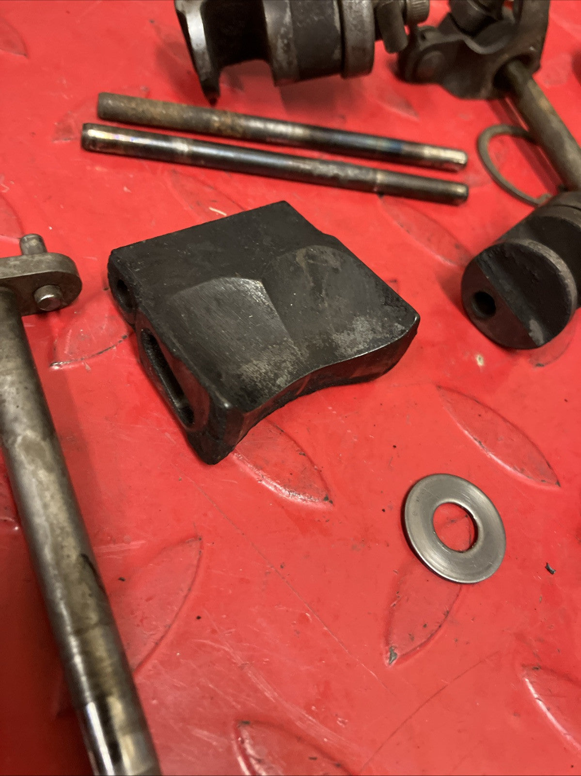 Honda CR250R 2000 Exhaust power valve assy governor rack shaft flap cover 2001