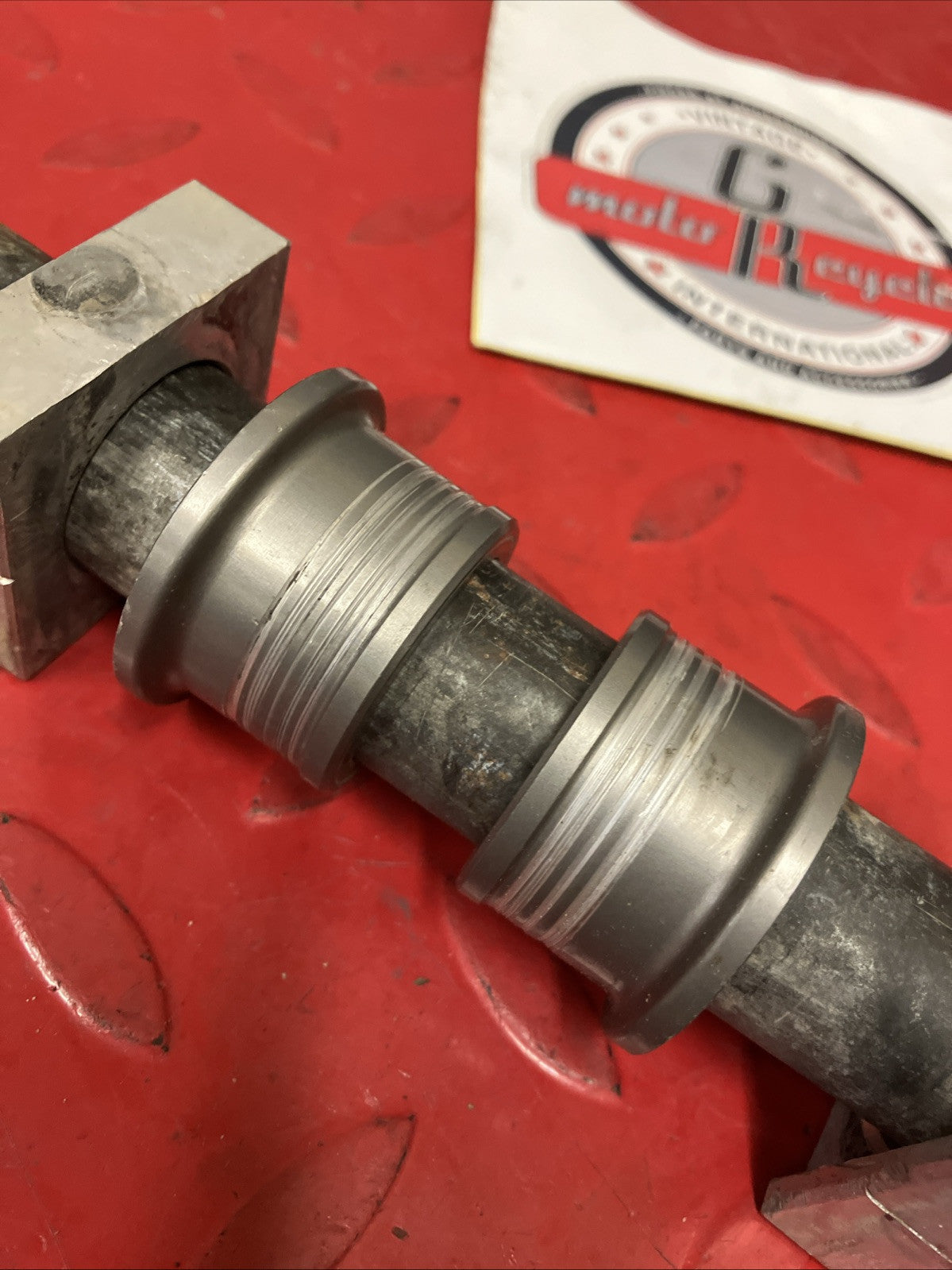 Honda CR250R 2000 Rear wheel axle bolt spacer collar chain block 2001 CR125R