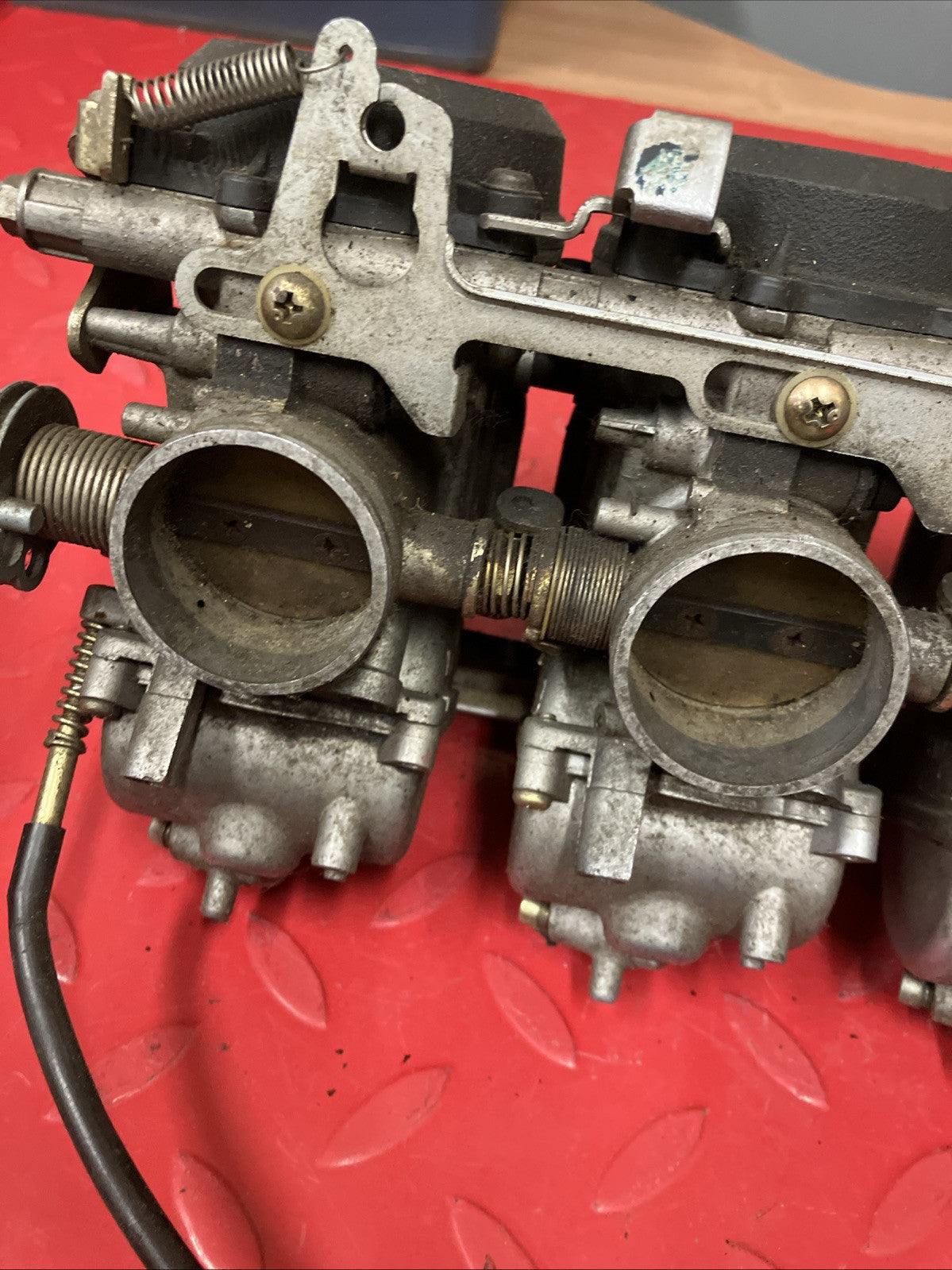 Kawasaki ZX600 Keihin G112 DK12 Carburetor set A8
