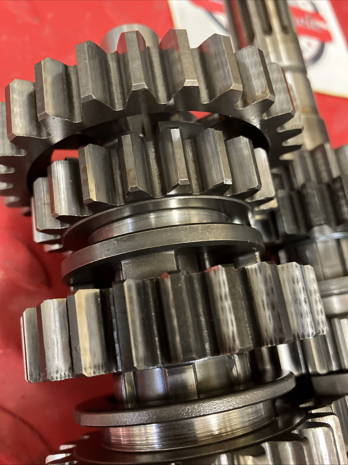 Honda CR250R 2000 Transmission main counter shaft gear forks drum 1998 1999 2001