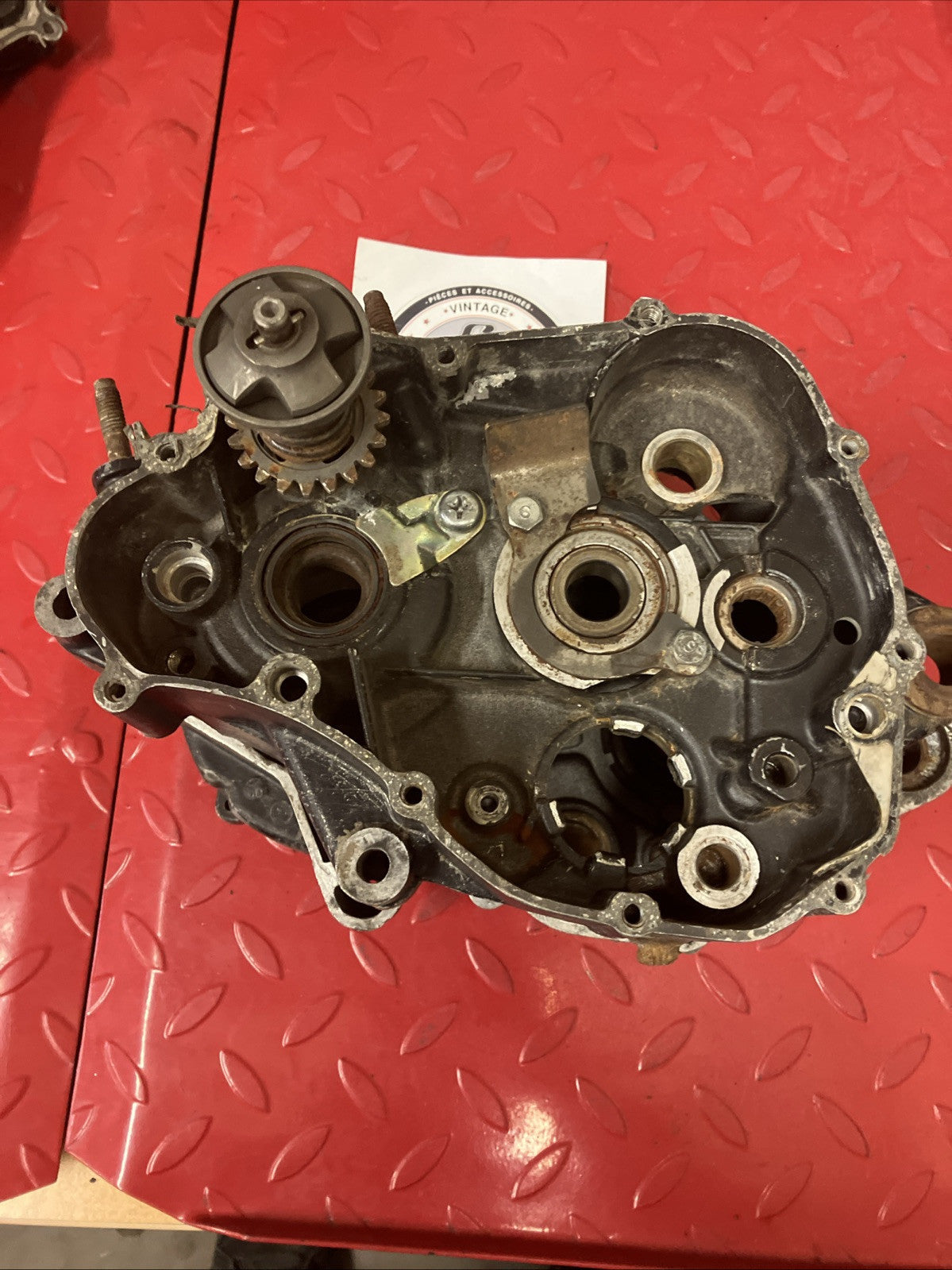 Yamaha YZ125 1984 left right crankcase set crank case 1983
