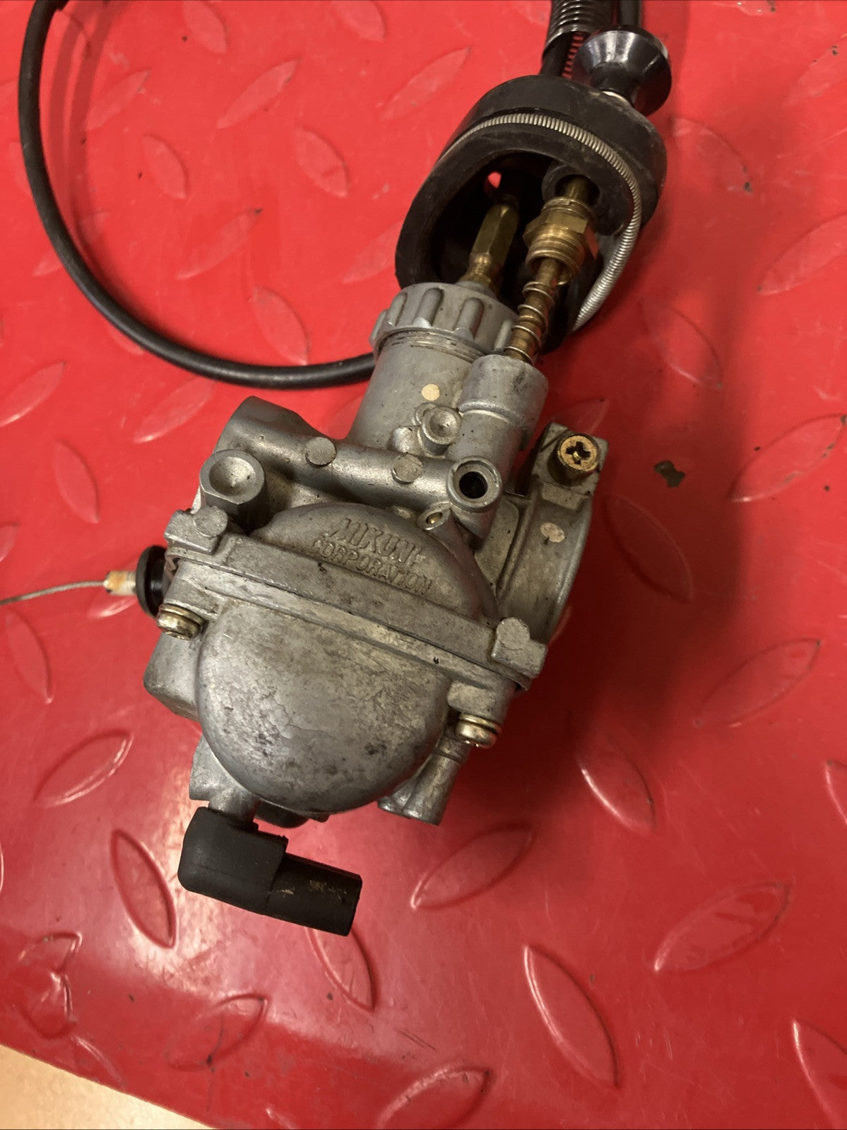 Kawasaki KE100 70's Carburetor carb throttle cable A8