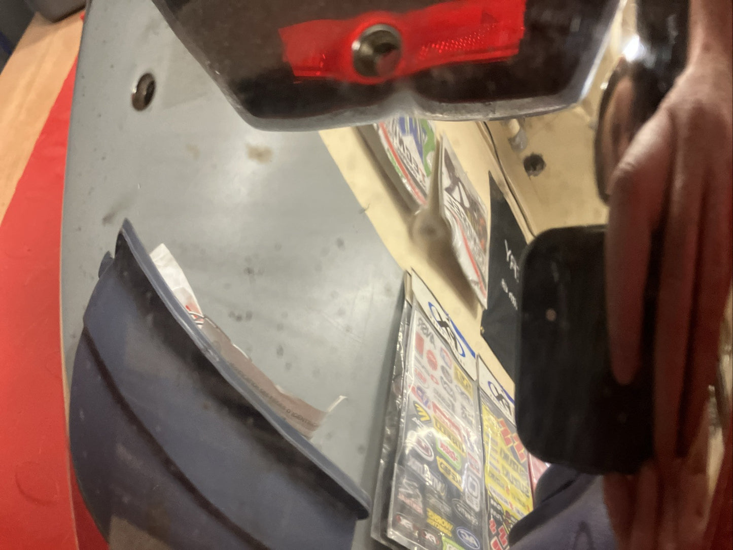 Honda CB750K 1979 Rear fender seat cowl taillight tail light cover trim