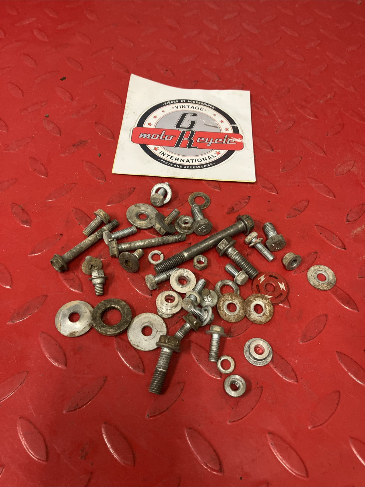 Honda CR250R 2000 Bolt nut collar spacer hardware taken from bike disassembly