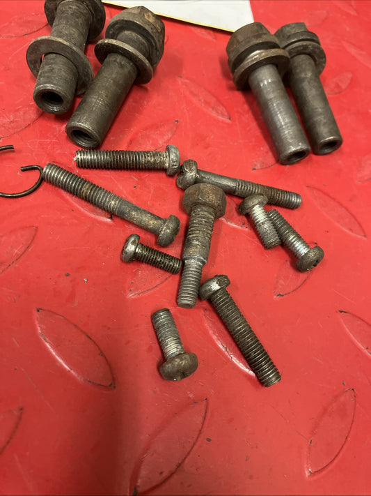 Yamaha DT175 1974 engine motor cylinder head bolt nut lot hardware