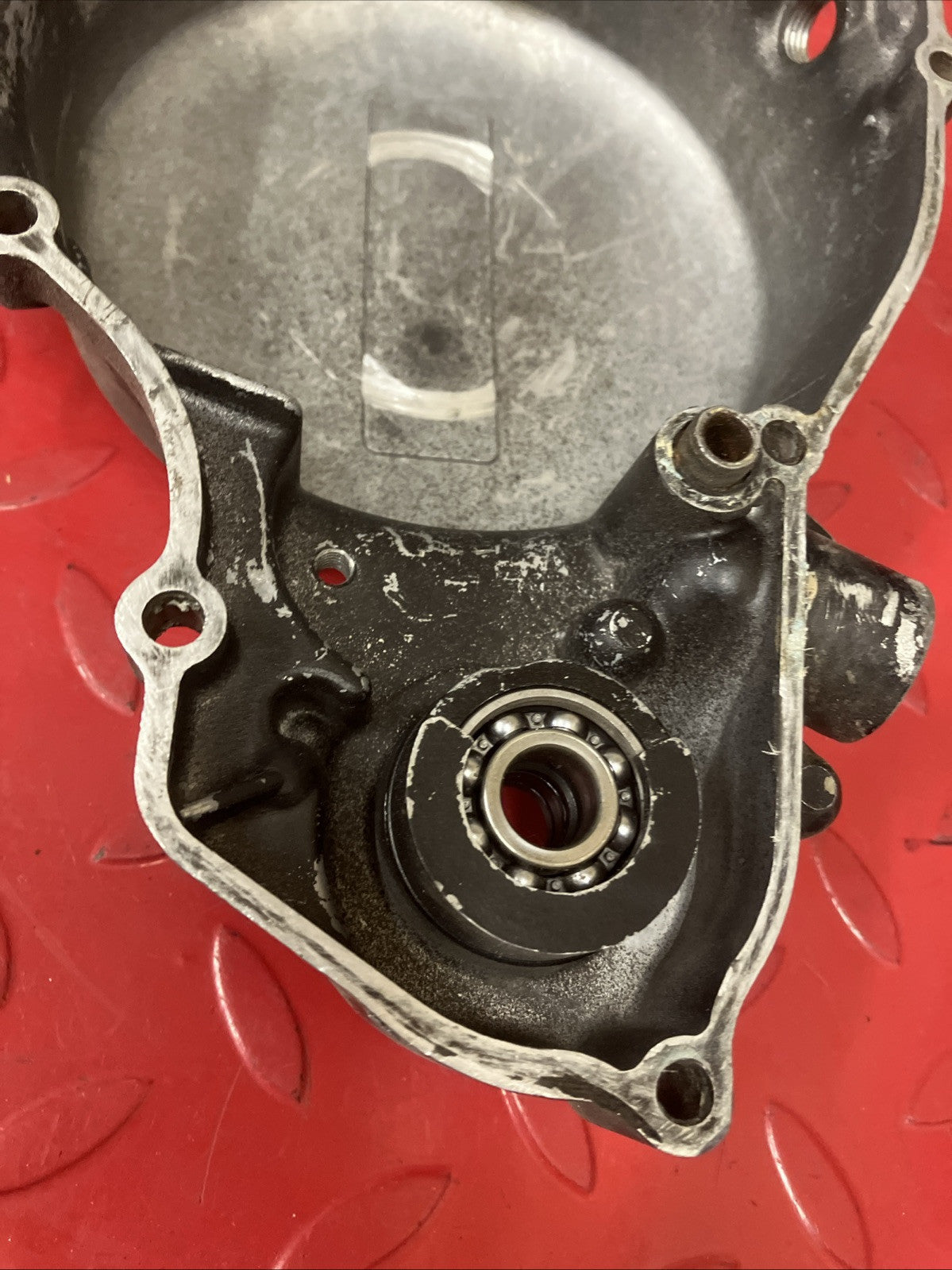 Yamaha YZ125 1981 Left crankcase clutch cover