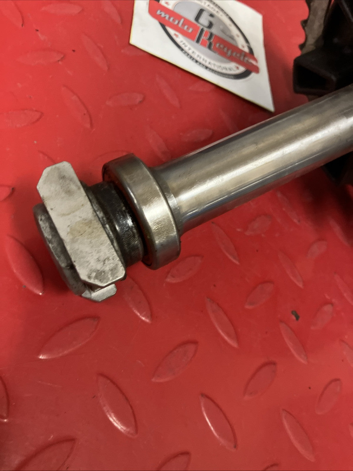 Honda CBR600RR 2007 Rear wheel axle bolt sprocket flange brake disk spacer A9