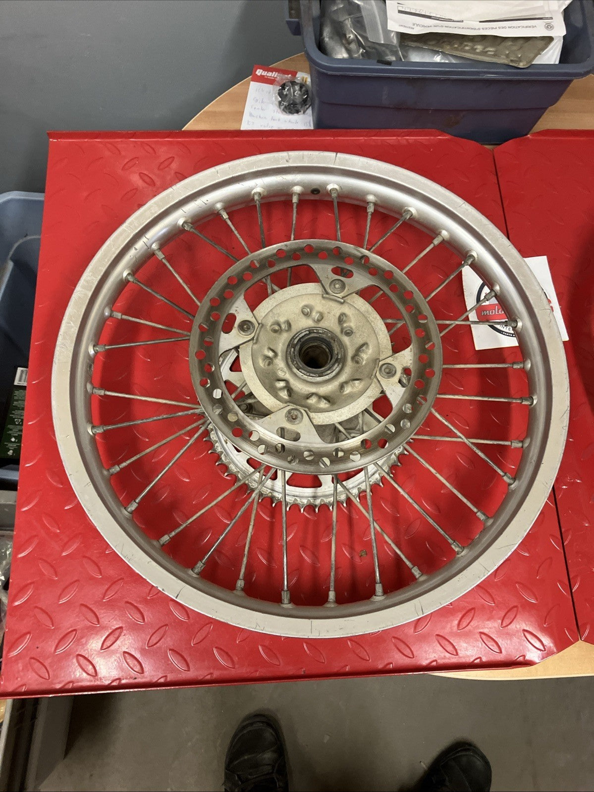 Honda CR250R 2000 Front and rear wheel set 2001