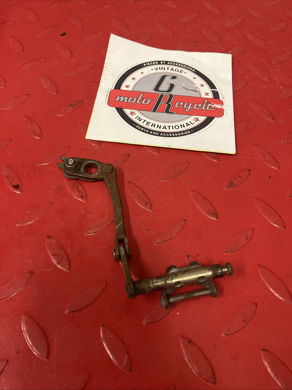 Yamaha YZ125 1984 exhaust power valve actuator push rod lever 1983 1985