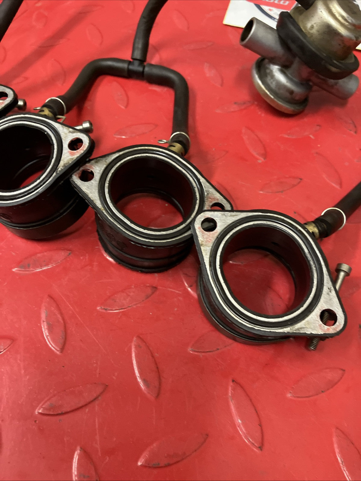 Kawasaki Ninja ZX600 ZX-6R 2002 intake manifold joint boot & vacuum valve switch