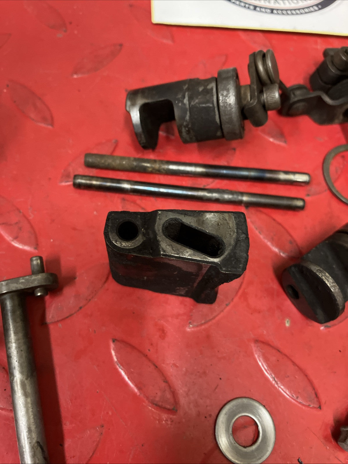 Honda CR250R 2000 Exhaust power valve assy governor rack shaft flap cover 2001