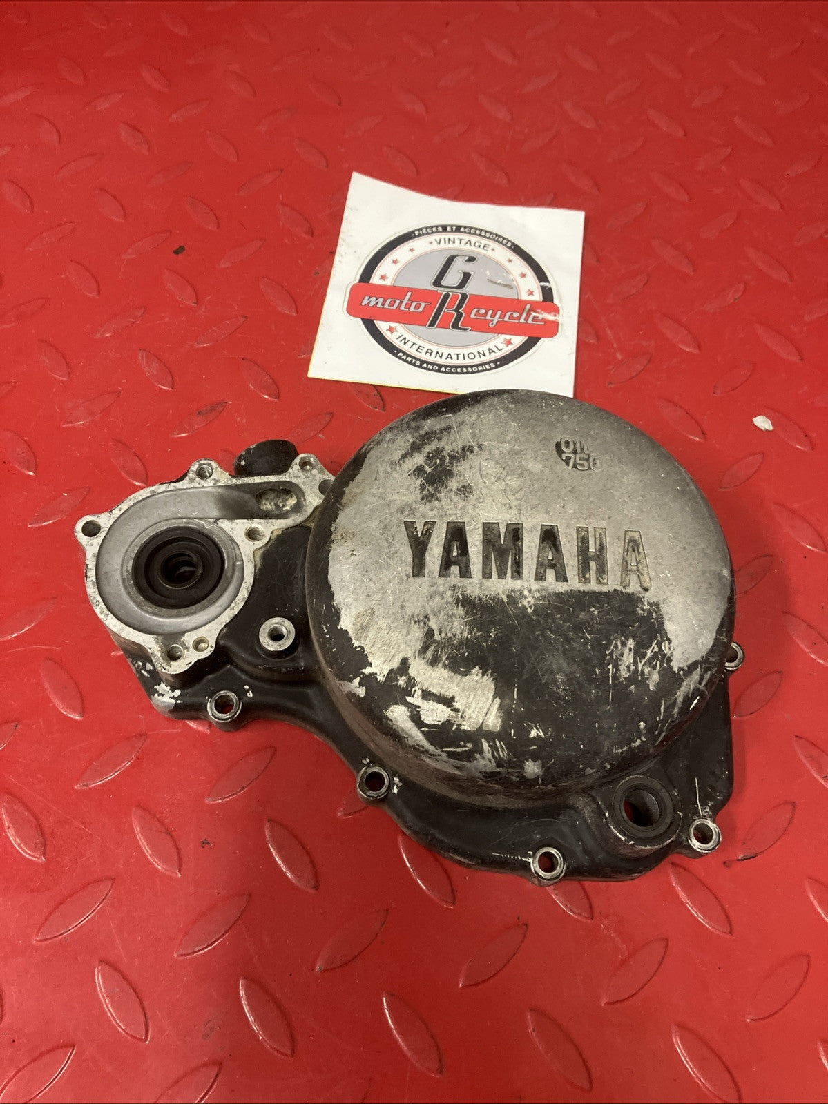 Yamaha YZ125 1981 Left crankcase clutch cover