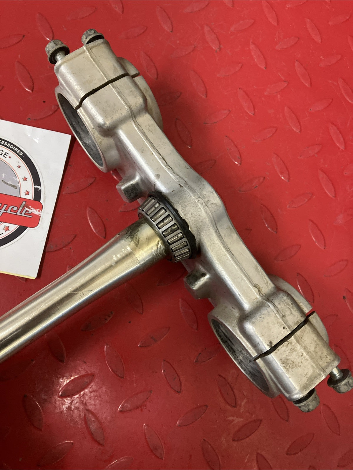 Honda CR250R 2000 Steering stem triple clamp tree top bridge 2001