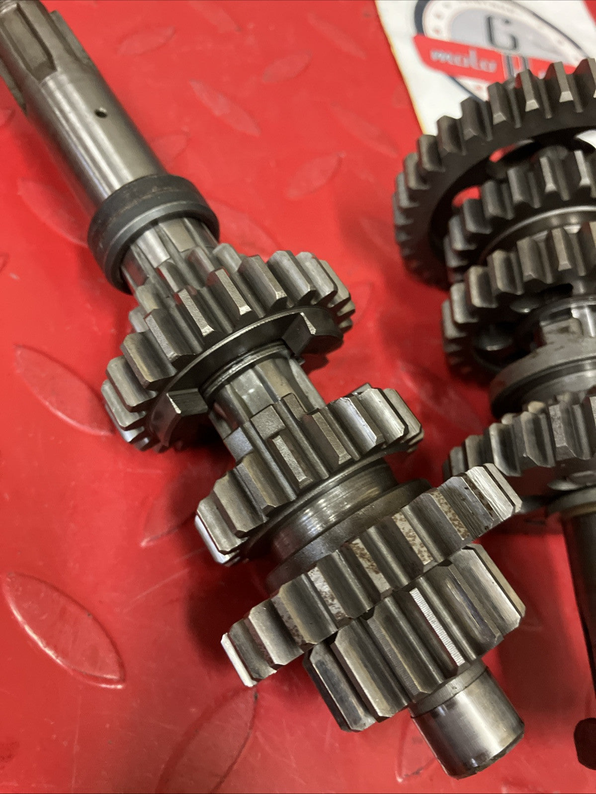 Yamaha DT175 1974 transmission gearshift gear shift forks drum cam 1975 DT125