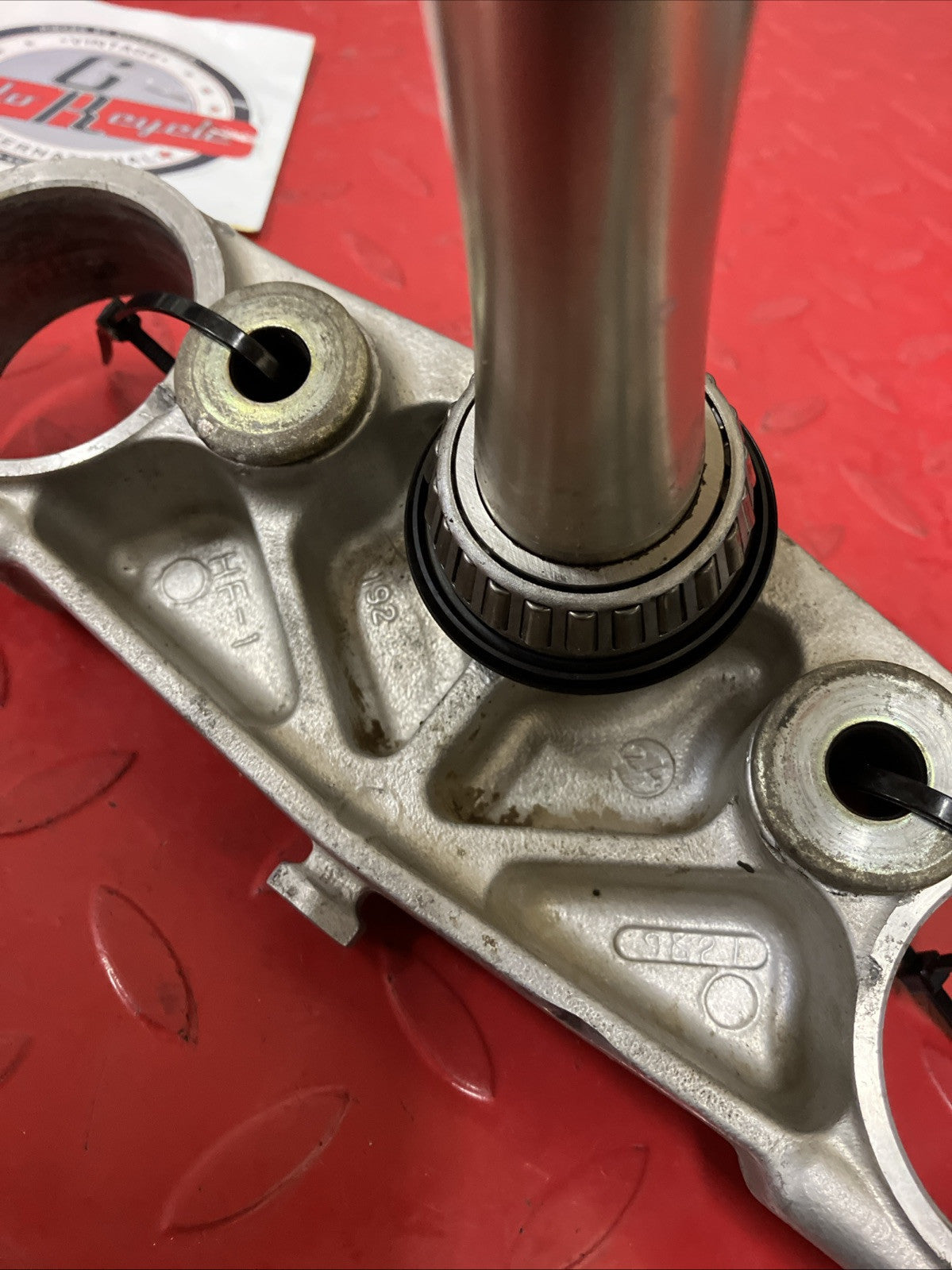 Honda CR250R 2000 Steering stem triple clamp tree top bridge 2001