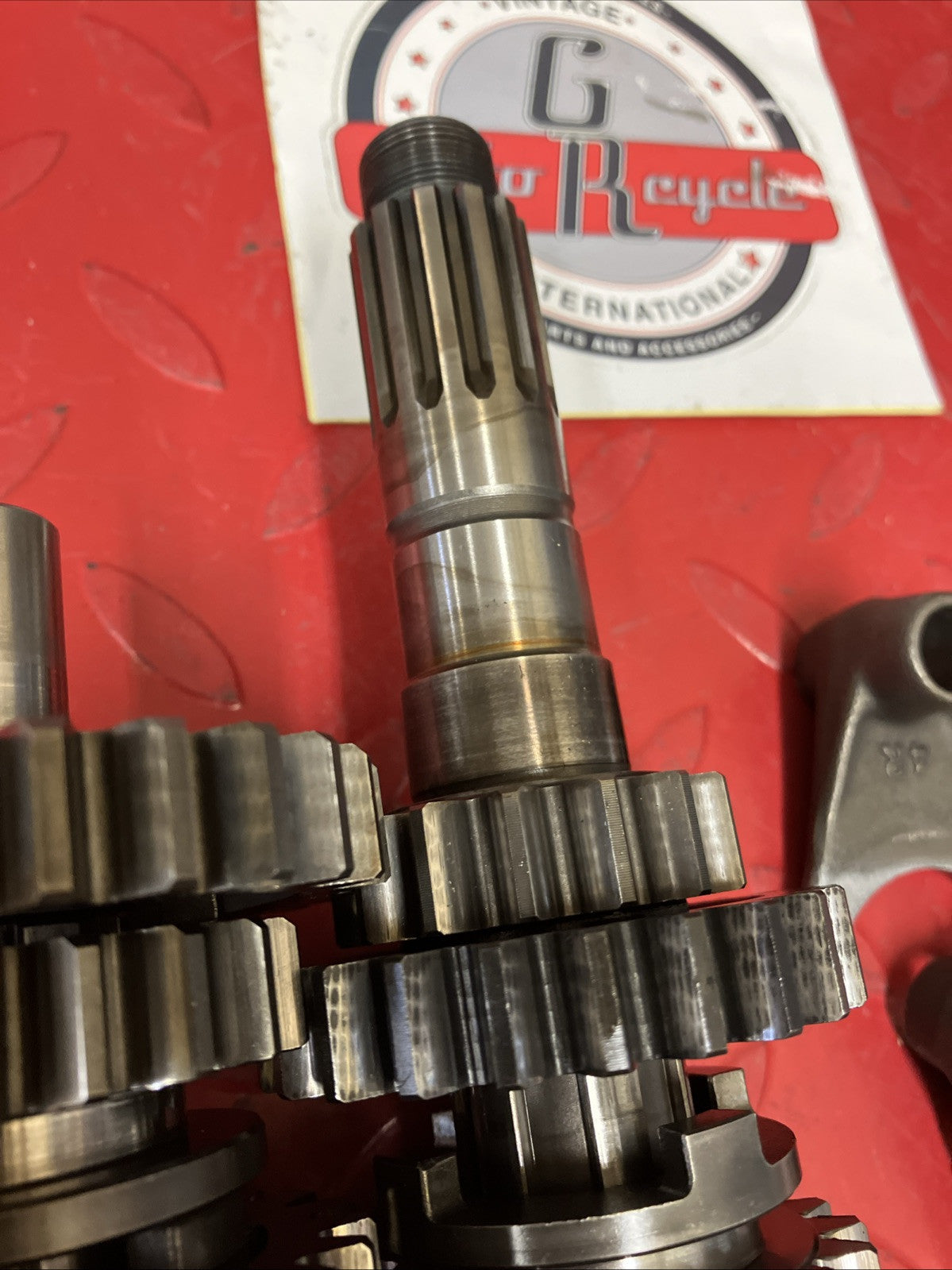 Honda CR250R 2000 Transmission main counter shaft gear forks drum 1998 1999 2001