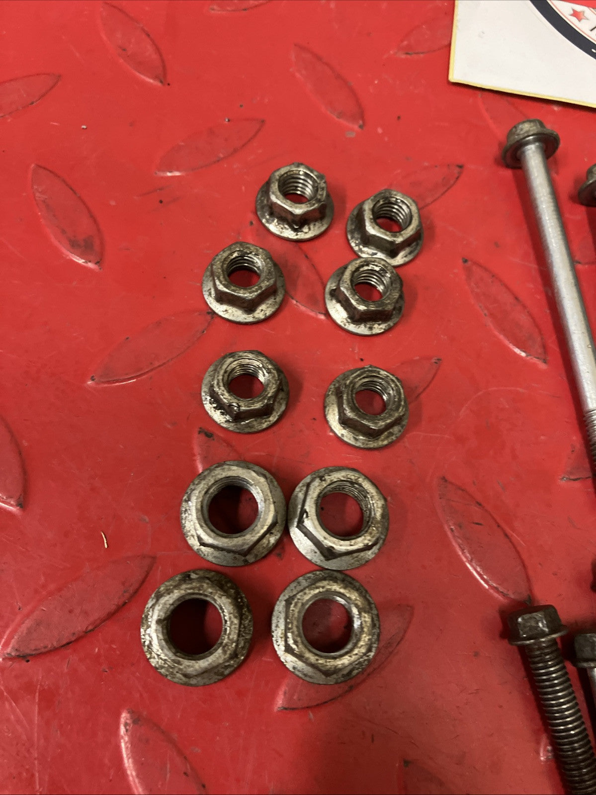 Honda CR250R 2000 Engine motor cylinder crankcase cover bolt nut hardware kit