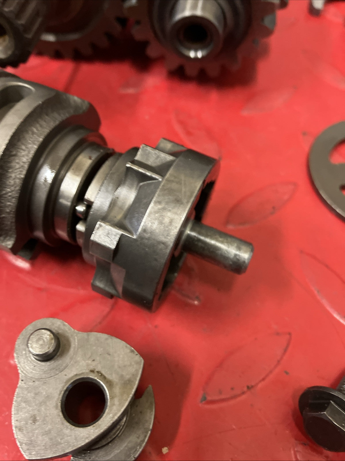 Honda CR250R 2000 Transmission main counter shaft gear forks drum 1998 1999 2001