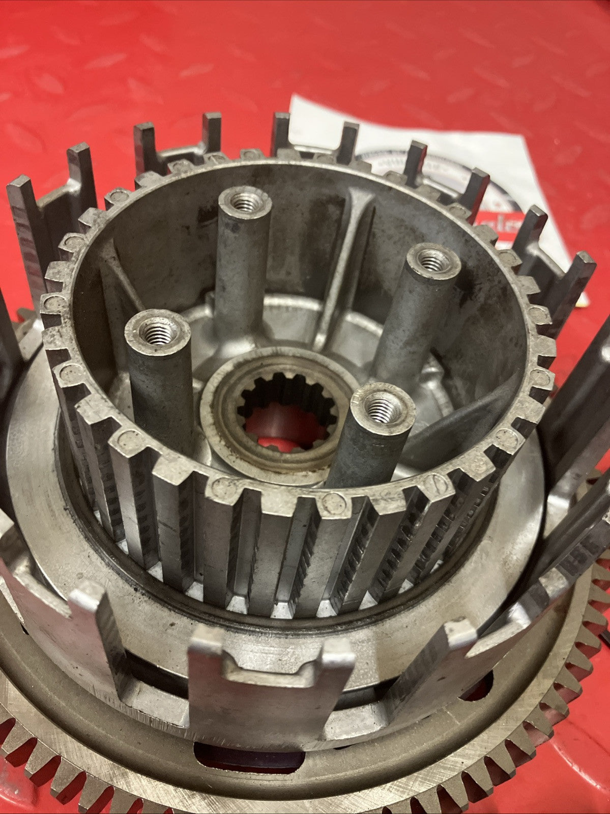 Kawasaki Ninja ZX600 ZX-6R 2002 Clutch assembly basket hub pressure plate