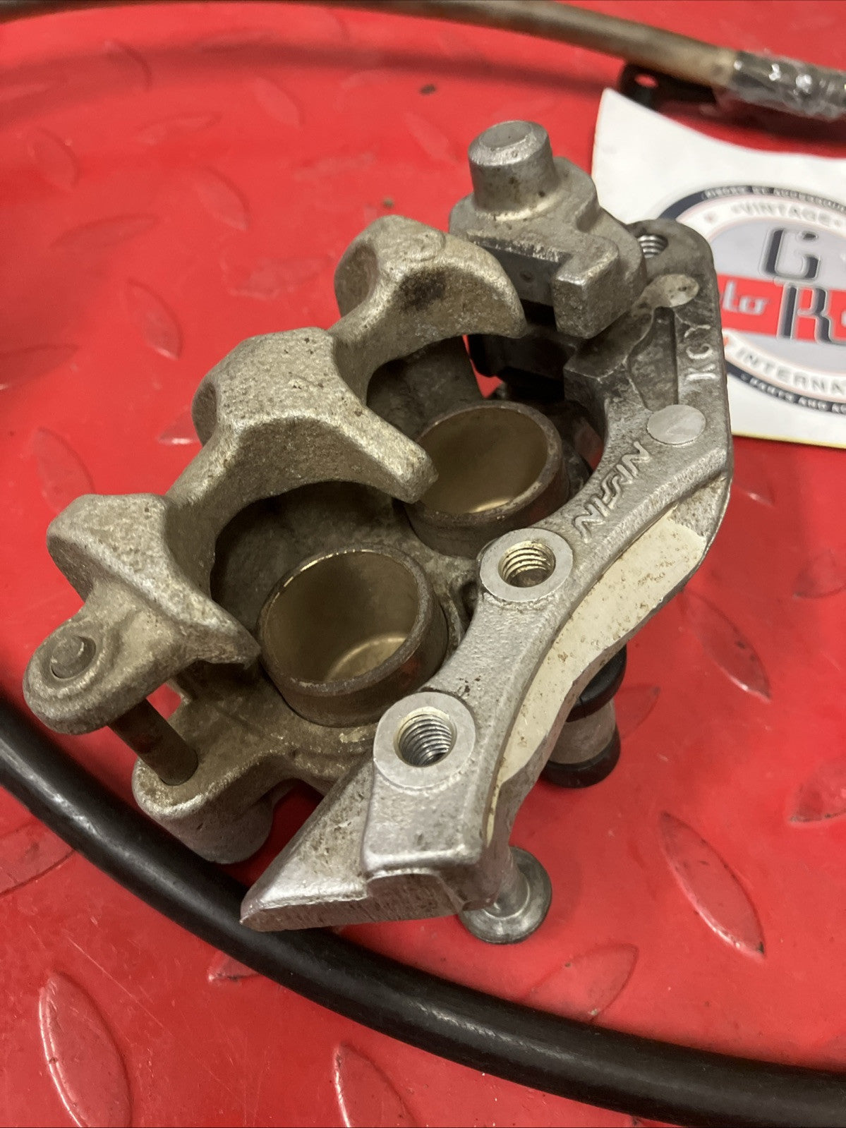 Honda CR250R 2000 Front brake caliper master cylinder hose 2001