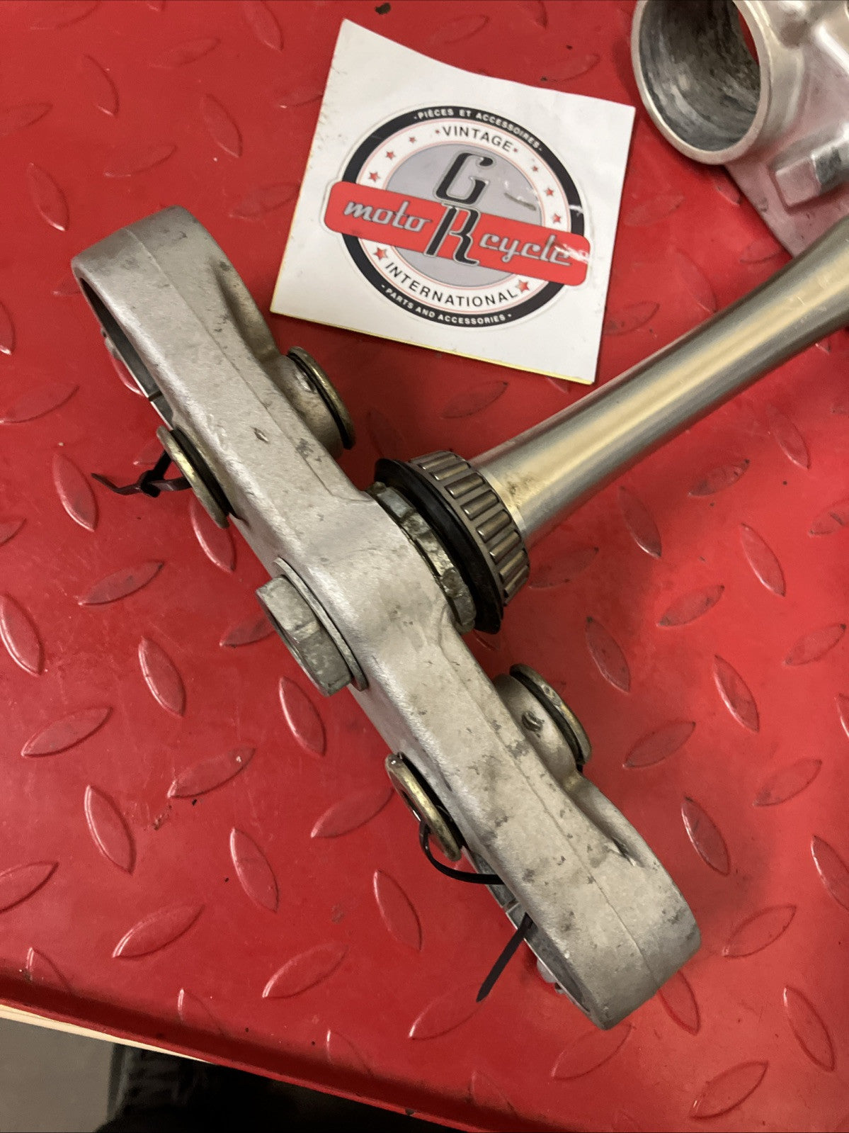 Honda CR250R 2000 Steering stem triple clamp tree top bridge 2001